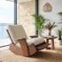 Drift Walnut -keinutuoli jatkettavalla jalkatuella - Bild 2